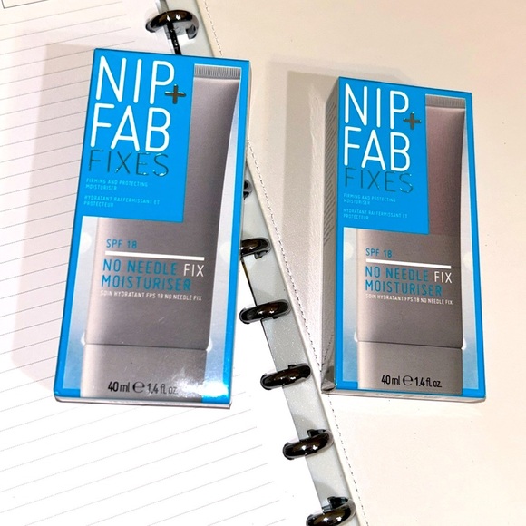Quantity of 2 NIP+FAB No Needle Fix Moisturizer - SPF 18 1.4 Fl. Oz. NEW In Box - Picture 3 of 9